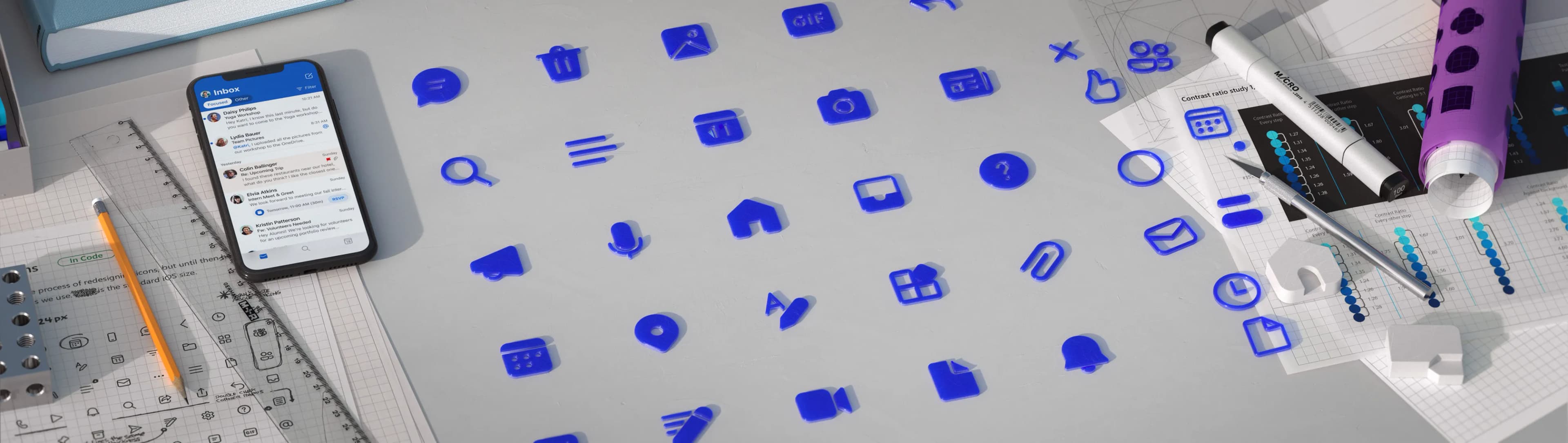 Fluent System Icons design process